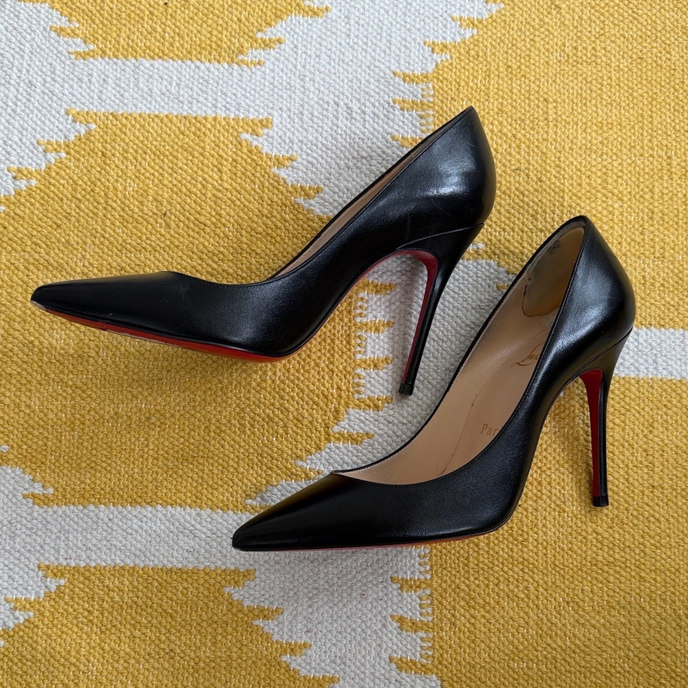 Christian Louboutin Black Pointed Heels